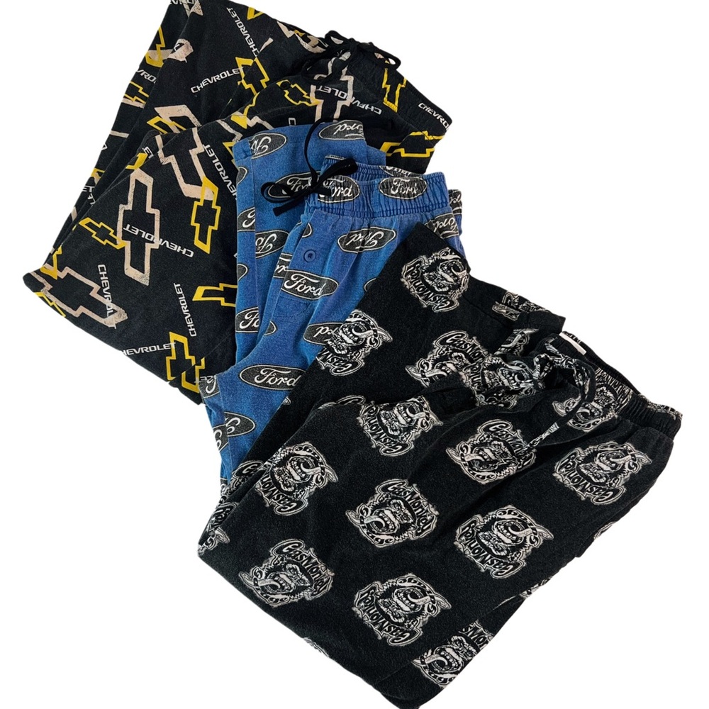 Chevrolet, Ford and Gorilla Garage Logo Pajama Pant Bundle